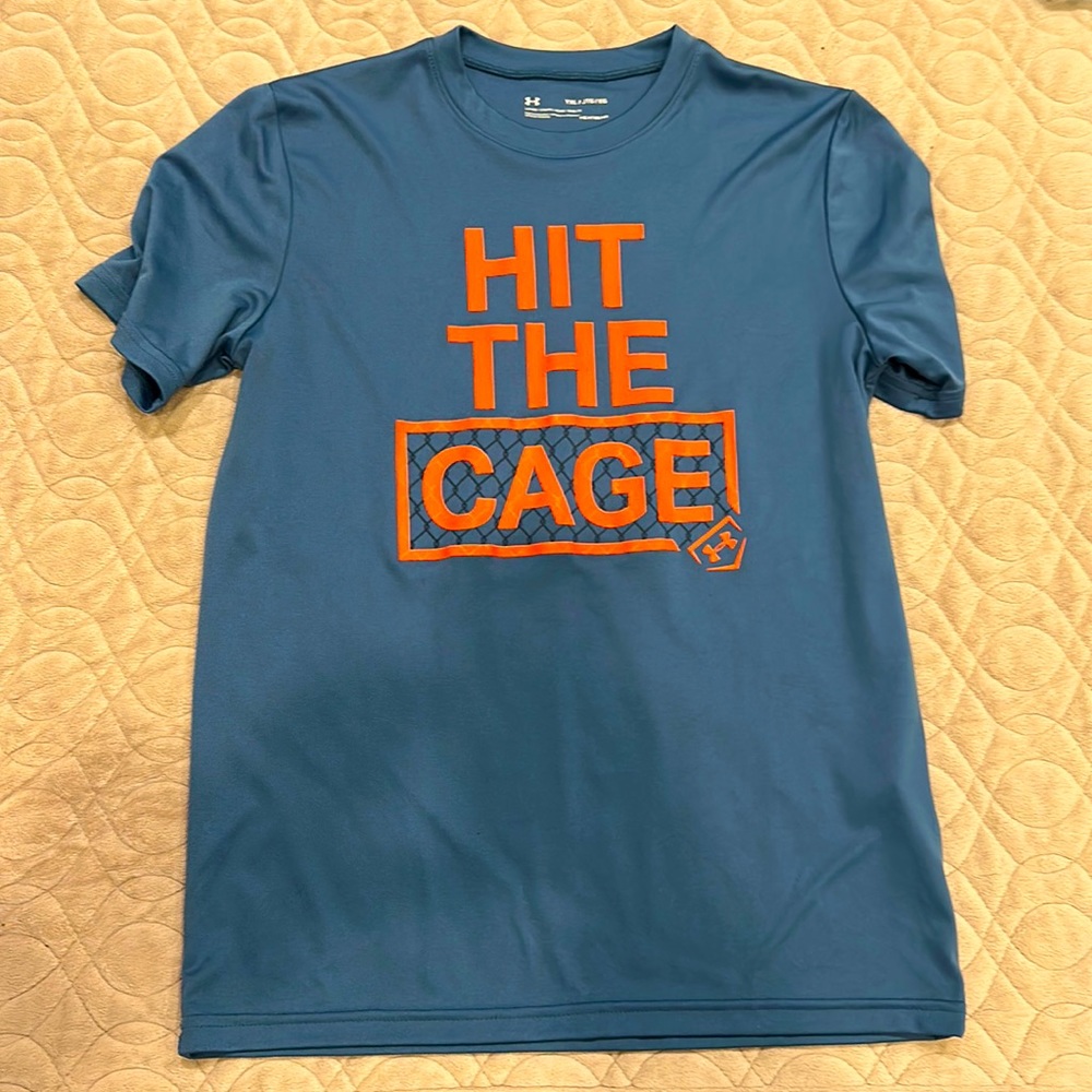 UA youth dri-fit shirt sleeve shirt
